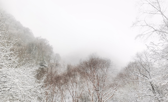 【大美甘肃】莲花台迎春雪 氤氲似仙境